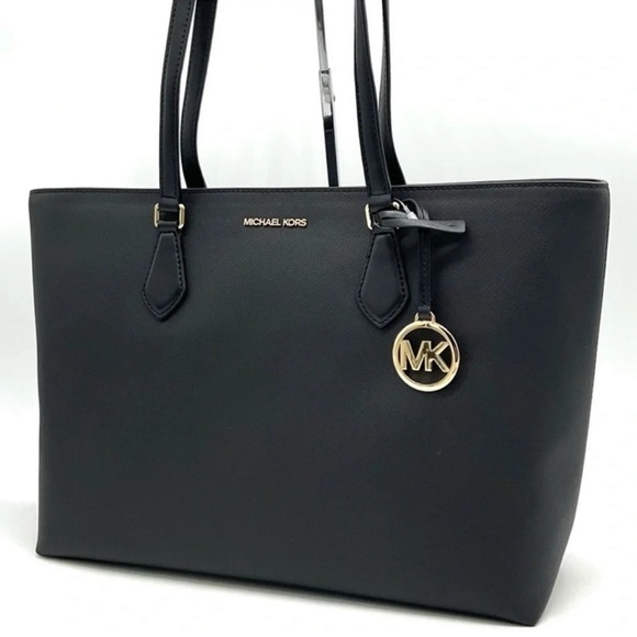Michael Kors Bag Large Sheila Mf Tote Bag Black